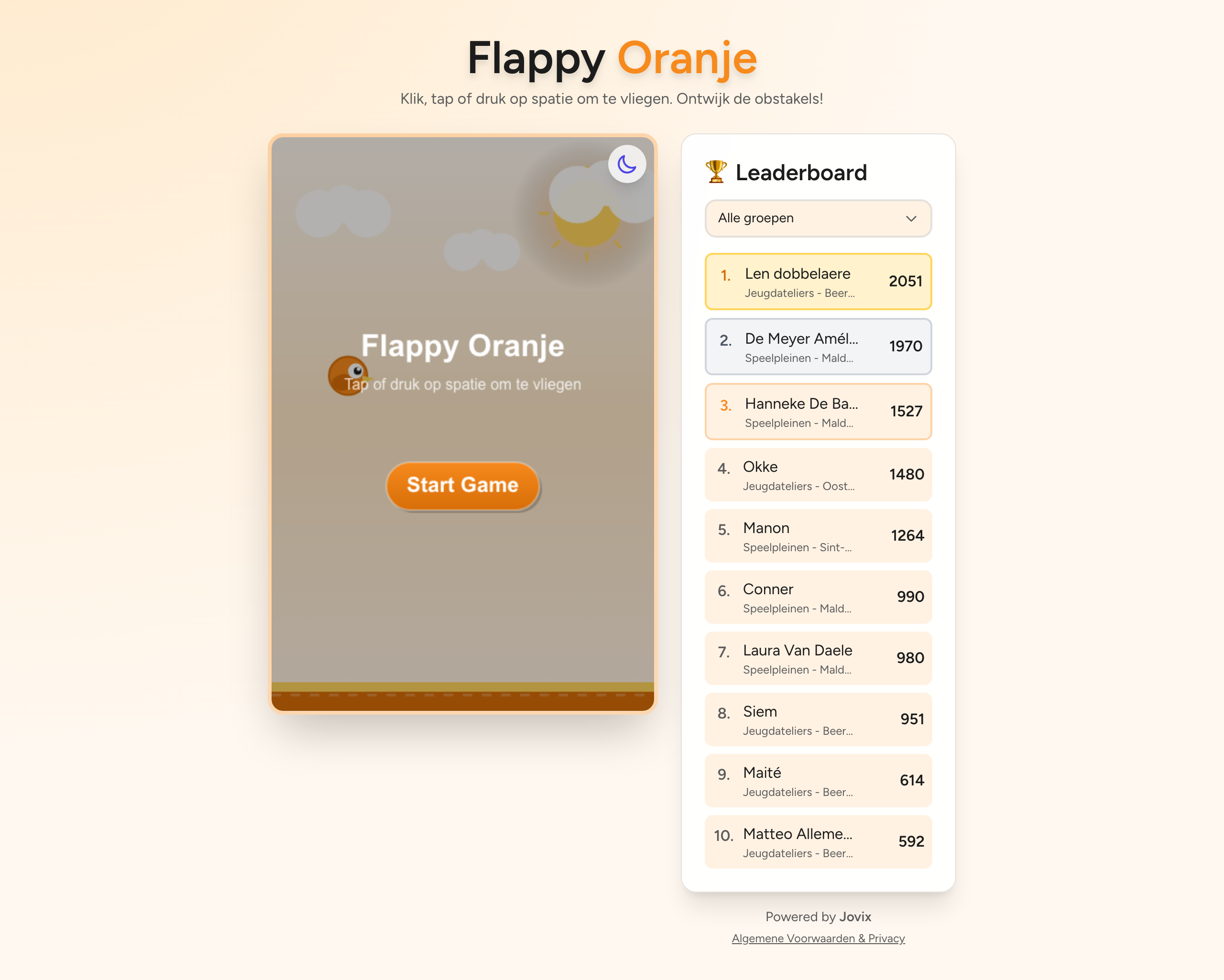 Flappy for Oranje