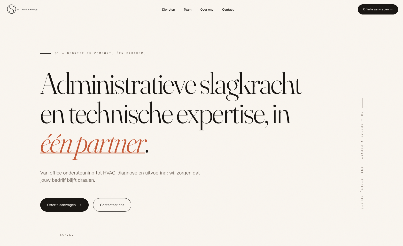 SoOffice & Energy: website gebouwd door Jovix
